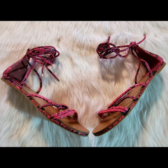 NWOT Antonio Melani Gladiator Sandals - Picture 3 of 3